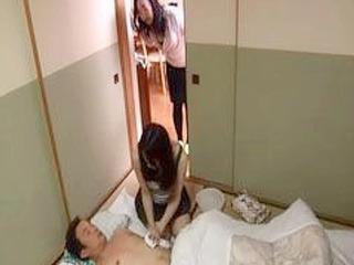 Sexual Explosion: Nippon Wife's Betrayal with Husband and Maid Leads to an Unforgettable Night of XXX